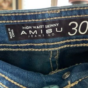 amisu jeans skinny high waist